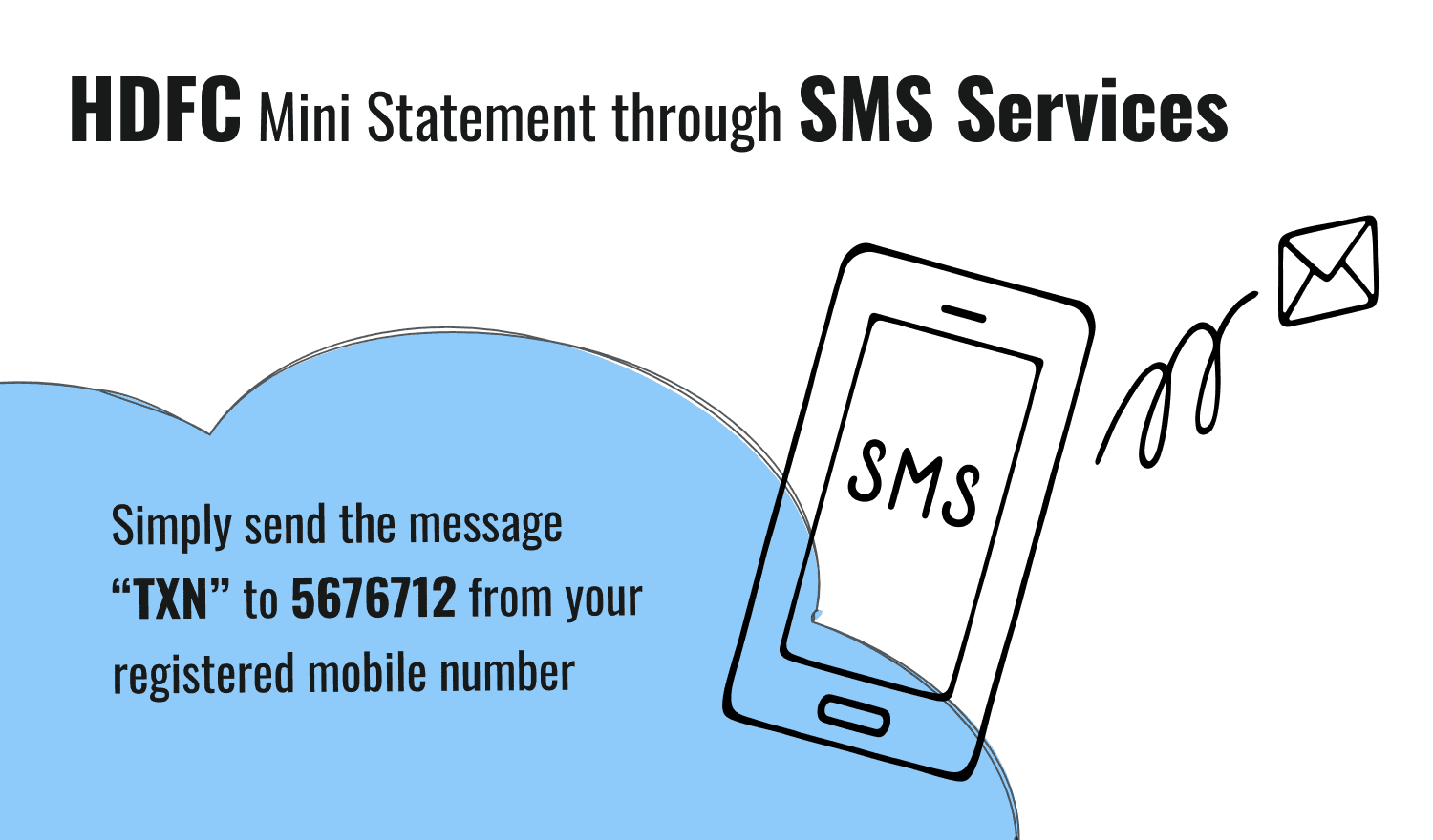 HDFC Mini Statement via SMS Banking